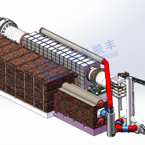 連續式炭化爐,鈉電負極材料炭化回轉窯,炭化爐設備